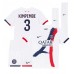 Paris Saint-Germain Presnel Kimpembe #3 Dětské Oblečení Venkovní Dres 2024-25 Krátkým Rukávem (+ trenýrky)